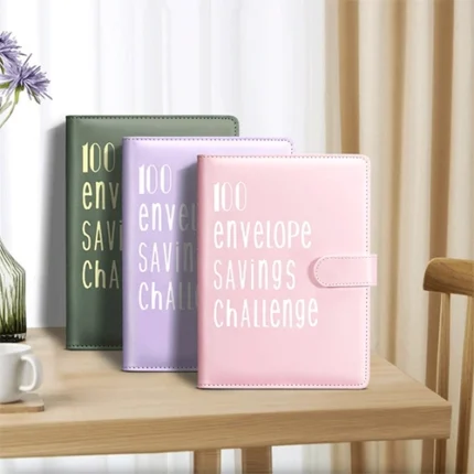 Aesthetic Savings Journal with Card Pockets